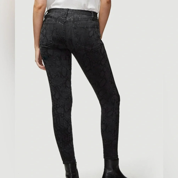 FRAME - Le Skinny Jeans De Jeanne Tonal Python Size 29 - Picture 3 of 11